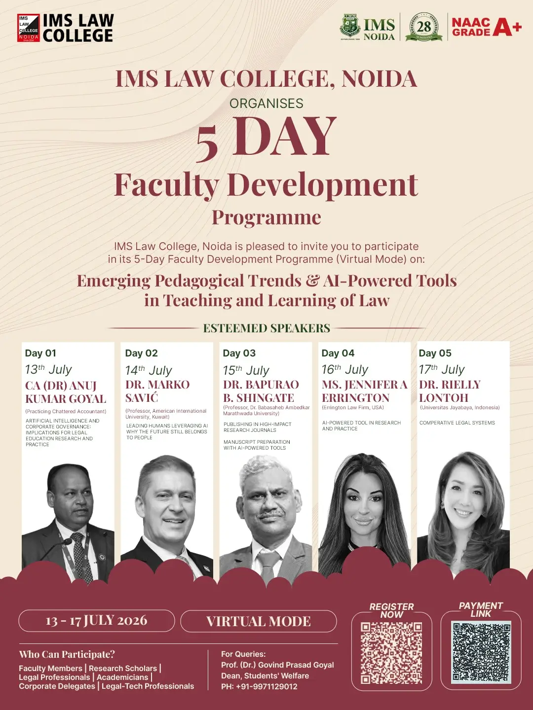 5-Day Faculty Development Programme